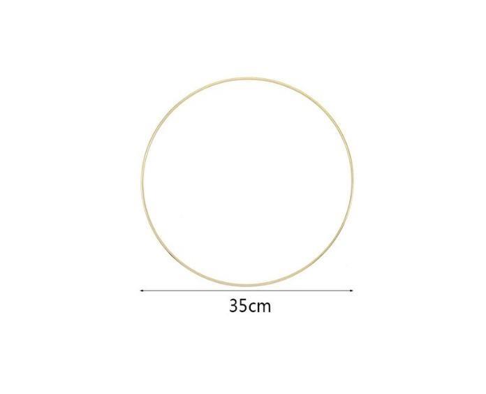 Cerchi in Metallo in Oro per Artigianato per Ghirlande Floreali