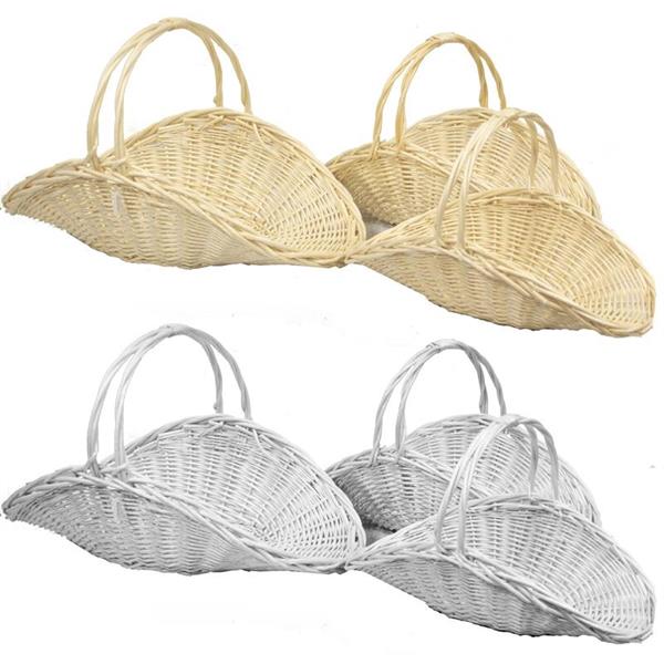 OPEN OVAL WILLOW BASKET S/3 **1/4**